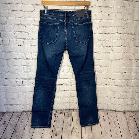 Bonobos Jeans Mens Slim Fit Jeans in Navy Yard Wash Denim W30 x L30 - Picture 7 of 11